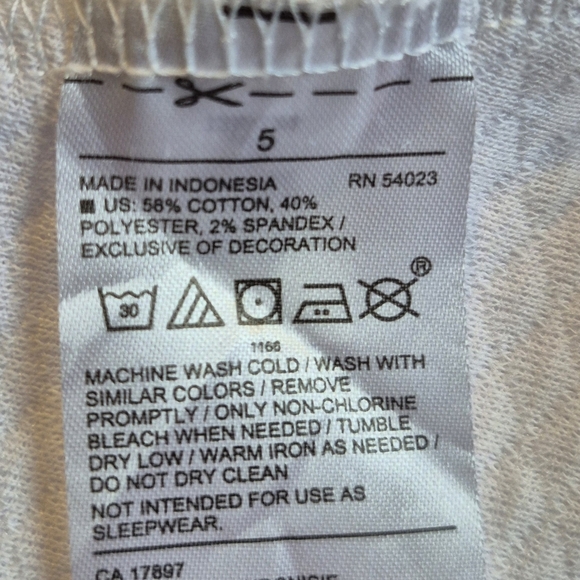 Janie and Jack girls size 5 white dress with bow & pearl buttons VGUC 2021 line - Picture 5 of 6